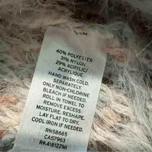 Abound women fluffy soft multicolor sweater size medium NEW long sleeve - Picture 5 of 8